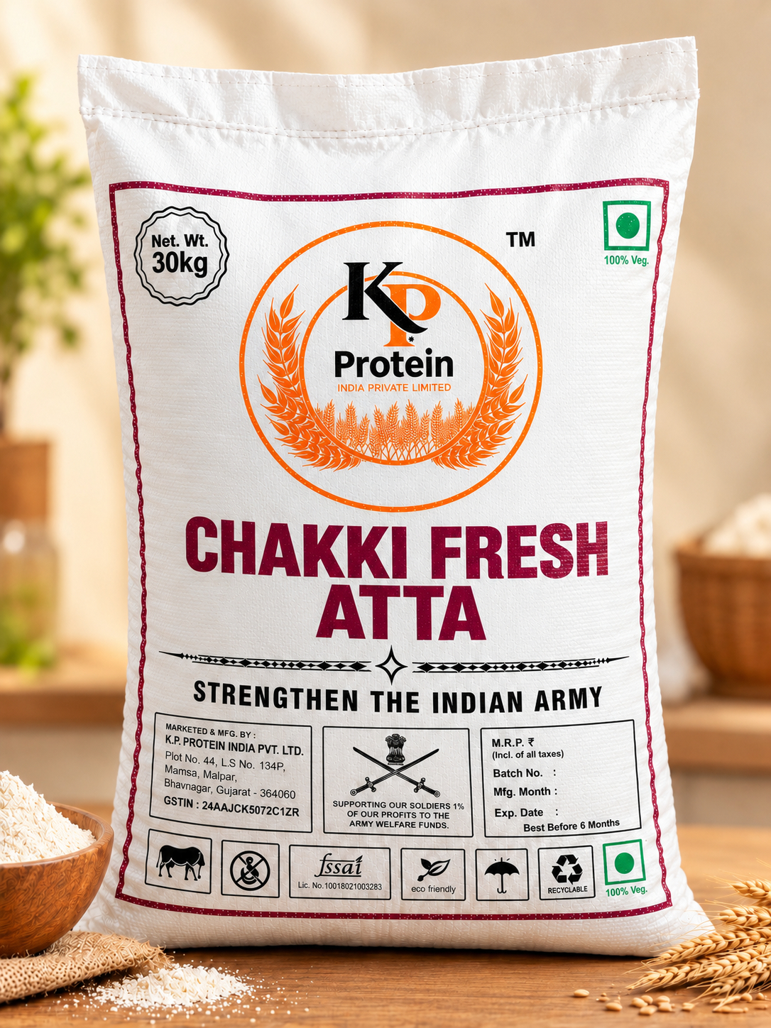 Chakki Atta - K P Protein